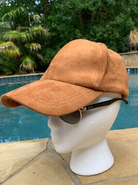 Free People Williamsburg Adjustable Faux Suede Baseball Cap